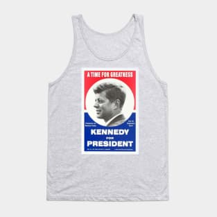 JFK for President 1960 Vintage John F. Kennedy Tank Top